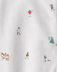 Baby Organic Cotton Sleep & Play pyjamas Frosted Trail Print