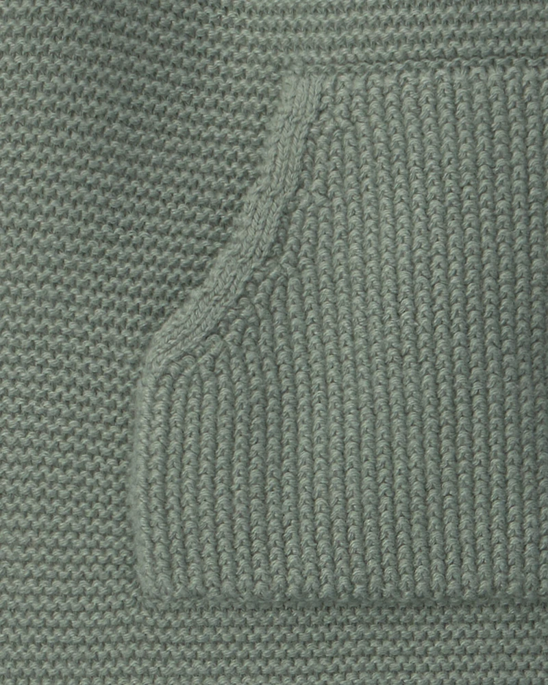 Baby Organic Cotton Sweater Knit Overalls