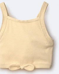 Toddler Girl Bow Tankini - Yellow