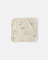 Baby 6-Pack Bear Terry Washcloths - Blue