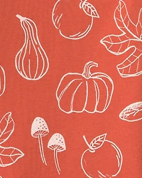 Toddler 2-Piece Organic Cotton Pajamas Autumn Gourds