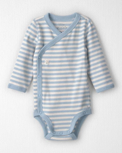 Baby Organic Cotton Striped Bodysuit