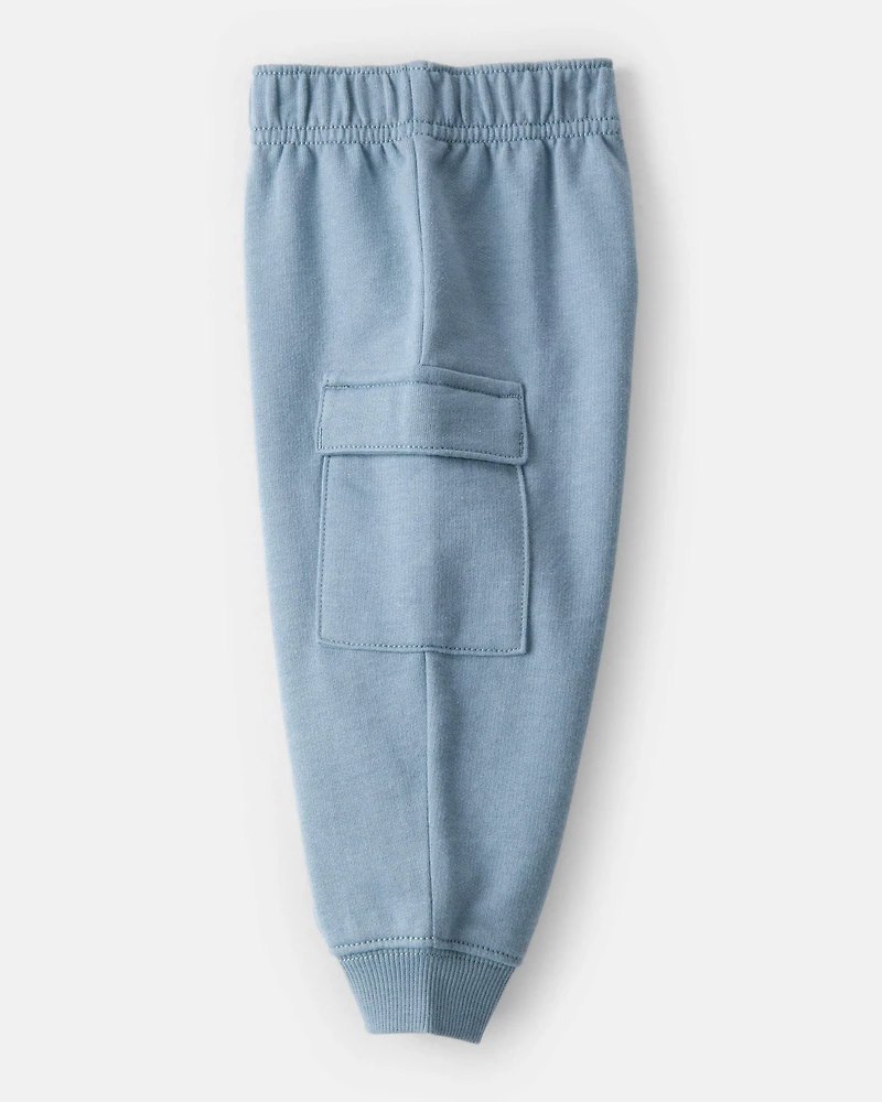 Baby Boy 2-Piece DayDream Fleece Mountain Pullover & Pant Set - Blue