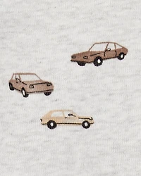 Baby 2-Piece Car Print Long-Sleeve Tee & Pant Set