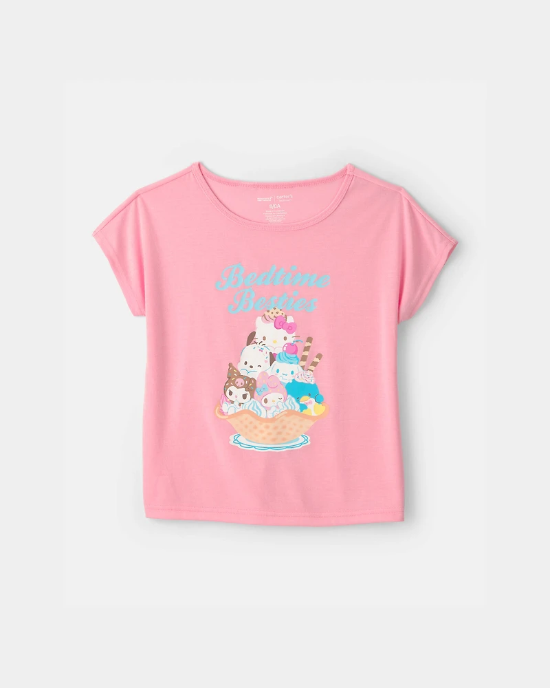 Girls 2-Piece Hello Kitty® Short-Sleeve Pyjama Set - Pink