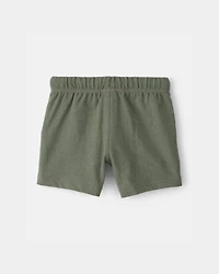 Toddler Boy French Terry Shorts - Green