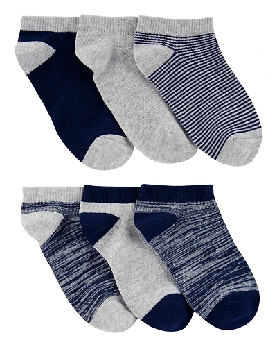Boys 6-Pack Ankle Socks