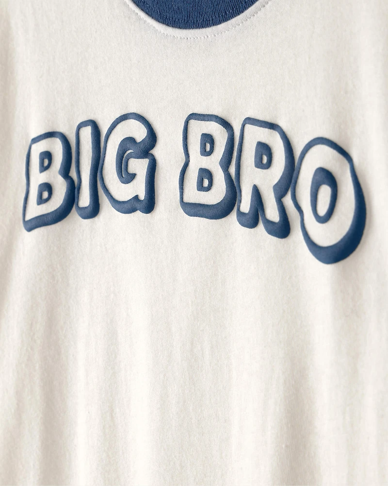 Toddler Boy 'Big Bro' Graphic Tee - Ivory