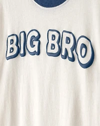 Toddler Boy 'Big Bro' Graphic Tee - Ivory