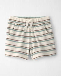 Toddler 2-Piece Terry Top & Short Set Made with Organic Cotton Stripes