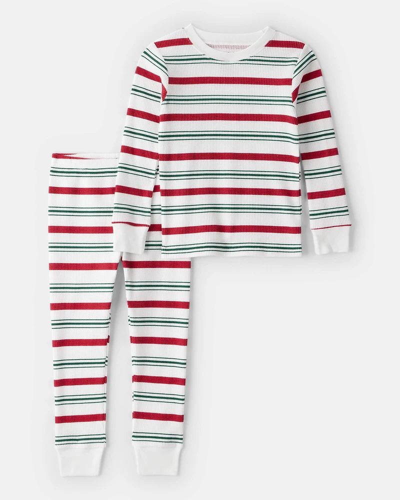 Toddler Striped Holiday 2-Piece Pyjama Set