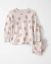 Baby Girl 2-Piece Organic Cotton Pyjama Strawberry-Print