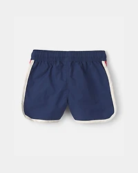 Baby Boy Active Shorts - Navy Blue