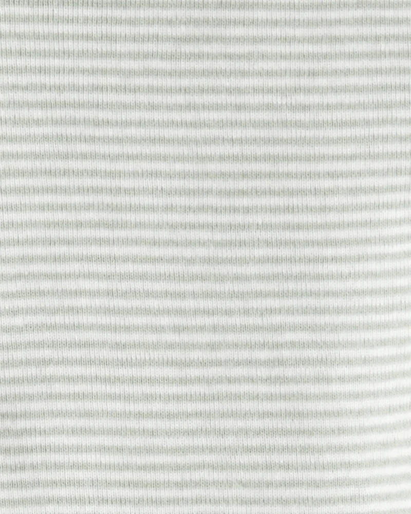 Baby Boy 3-Piece Quilted Jacket Outfit Set - Green