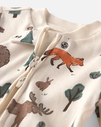 Baby Organic Cotton Sleeper Woodland Creatures