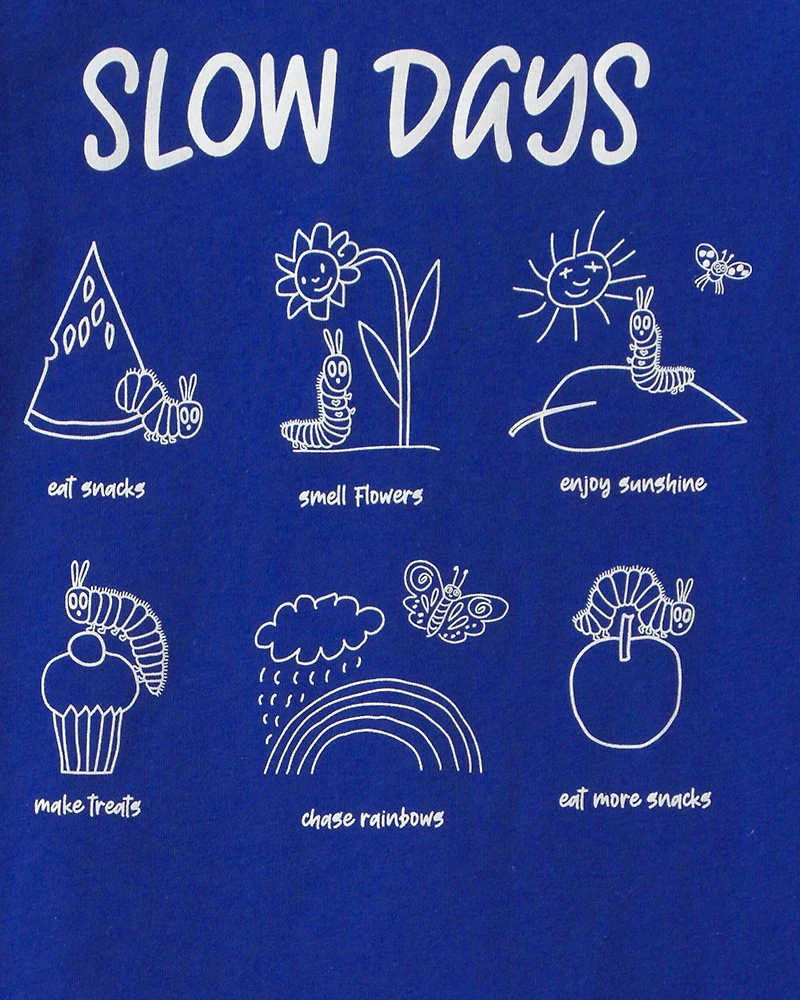 Toddler Boy Slow Days Graphic Tee - Blue
