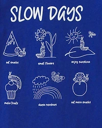 Toddler Boy Slow Days Graphic Tee - Blue