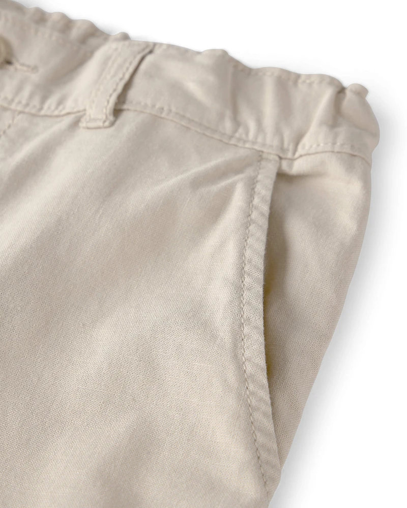 Boys Linen Pants Made with Organic Cotton