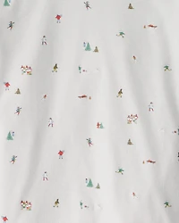 Kid Organic Cotton Pyjamas Frosted Trail Print