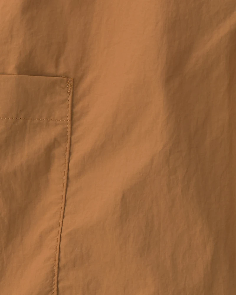 Boys Cargo Utility Zip-Off Pants - Brown