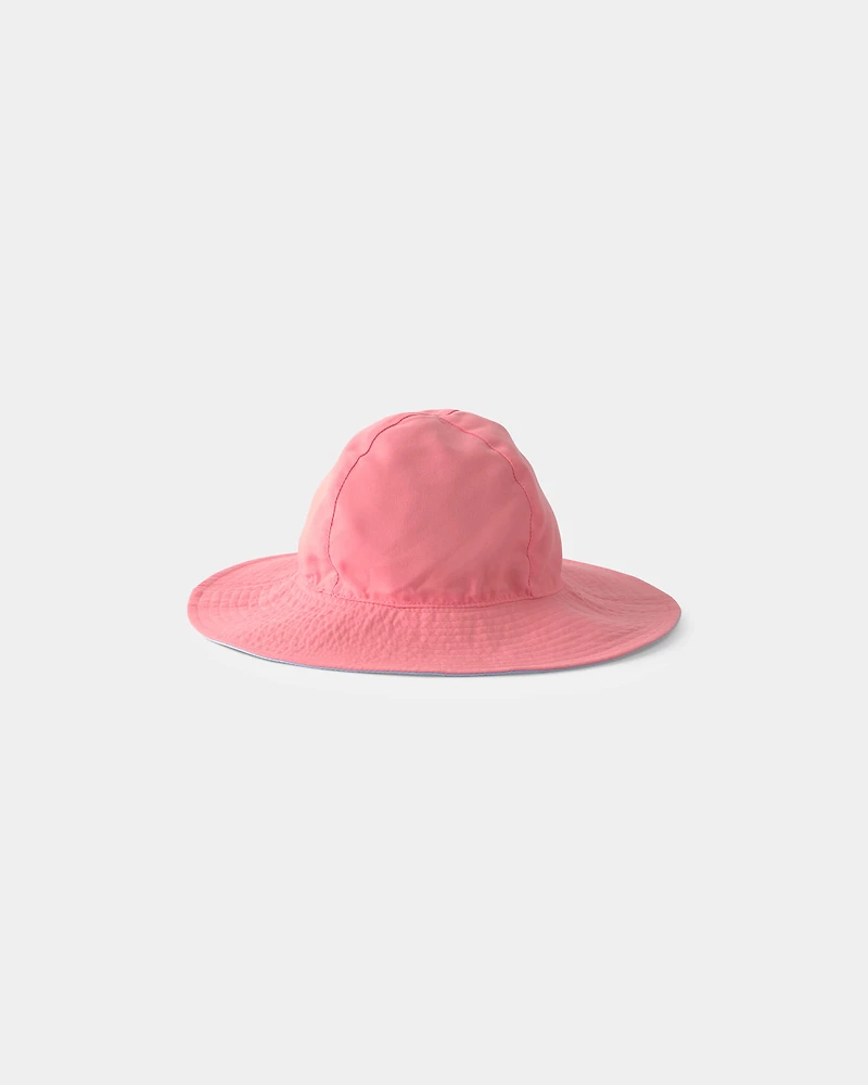 Baby Girl Reversible Swim Hat - Pink/Blue