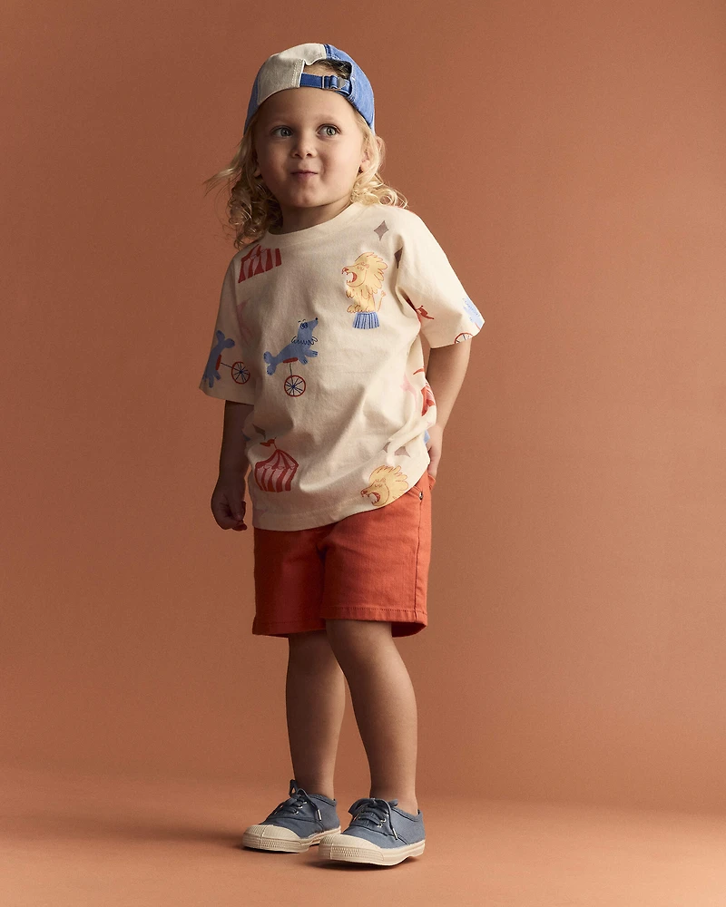 Toddler Bermuda Short - Orange