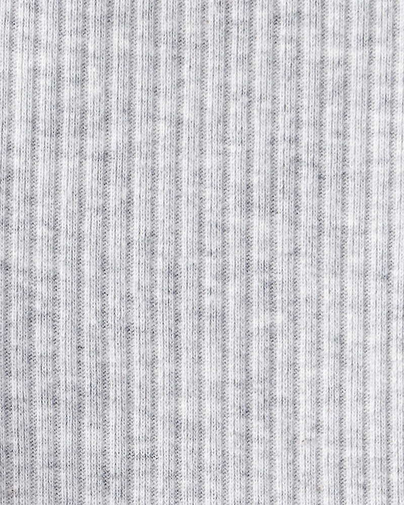 Baby Girl Knit Pull-On Pants - Grey