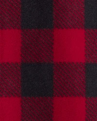 Baby Checkered Print Loose Fit Long-Sleeve Wearable Blanket