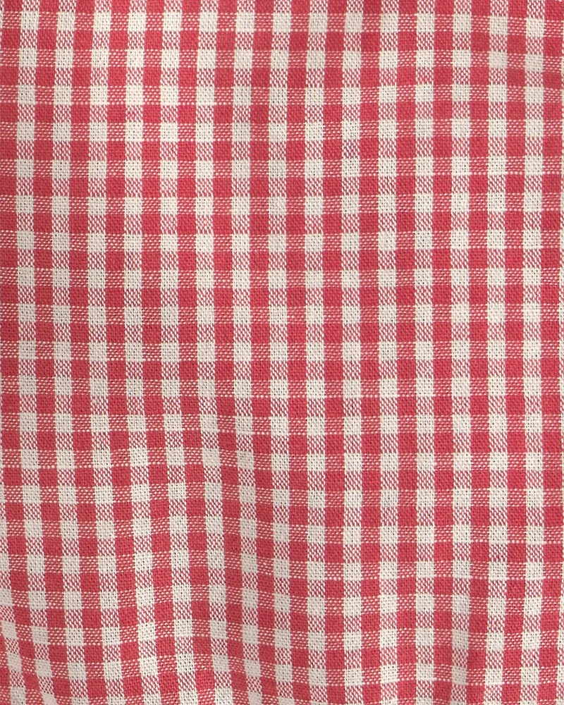 Baby Girl 3-Piece Gingham Set Made with Organic Cotton