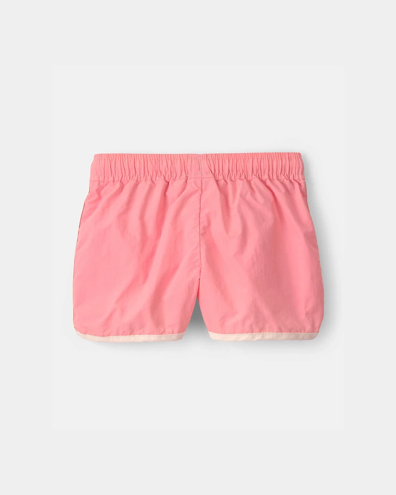 Toddler Girl Colourblock Active Shorts - Pink