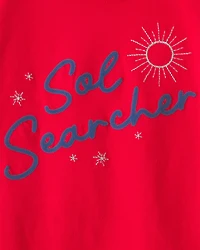 Girls 'Sol Searcher' Top - Red