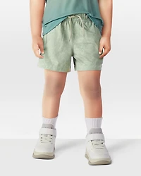Toddler Solid Pull-On Knit Shorts - Green