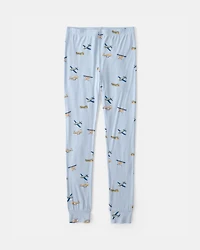 Boys Plane PurelySoft 2-Piece Pyjama Set - Blue
