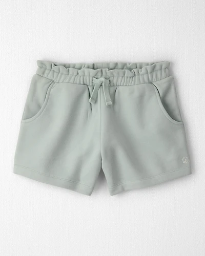 Girls French Terry Shorts Made with Organic Cotton