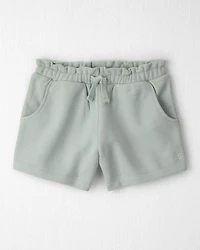 Girls French Terry Shorts Made with Organic Cotton