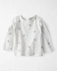 Baby 2-Piece Organic Cotton Overall Set Bear Print