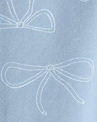 Girls Bow Print Leggings