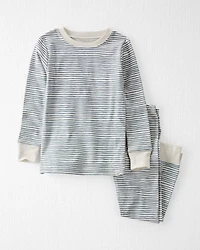Toddler Organic Cotton Pyjamas Set Stripes