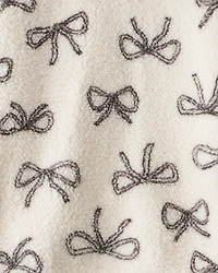 Girls 2-Piece Bow Print Long-Sleeve Hoodie & Pant Set