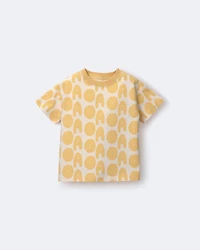 Toddler Relaxed Graphic Tee Otter Avenue Print - Yellow