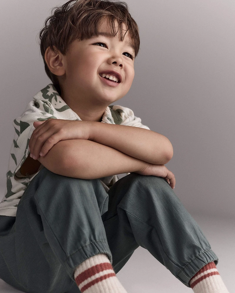 Toddler Boy Jogger Pant - Olive