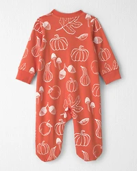 Baby Organic Cotton Sleeper Autumn Gourds