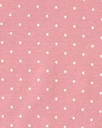 Baby Girl 6-Pack Bunny Long-Sleeve Bodysuits - Pink/Ivory