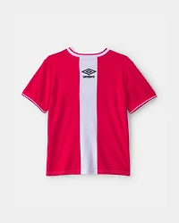 Kids Umbro Canada Soccer Jersey - Red/White