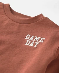 Toddler Organic Cotton 'Game Day' French Terry Sweatshirt