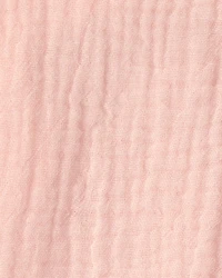 Baby Girl Gauze Sleeveless Shortall Pink