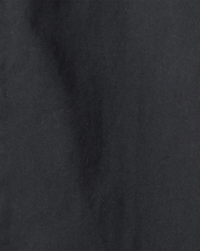 Boys Cotton Chino Pants - Black