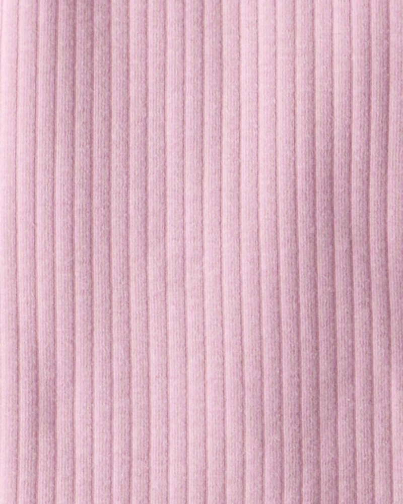 Girls 2-Piece Long-Sleeve Tee & Pant Set - Pink