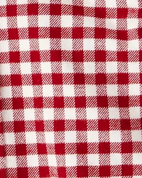Baby Boy Organic Cotton Button-Front Flannel Shirt