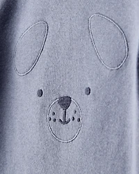 Baby Boy 5-Pack Dog Print Multipack Bodysuits - Blue/White/Navy/Brown